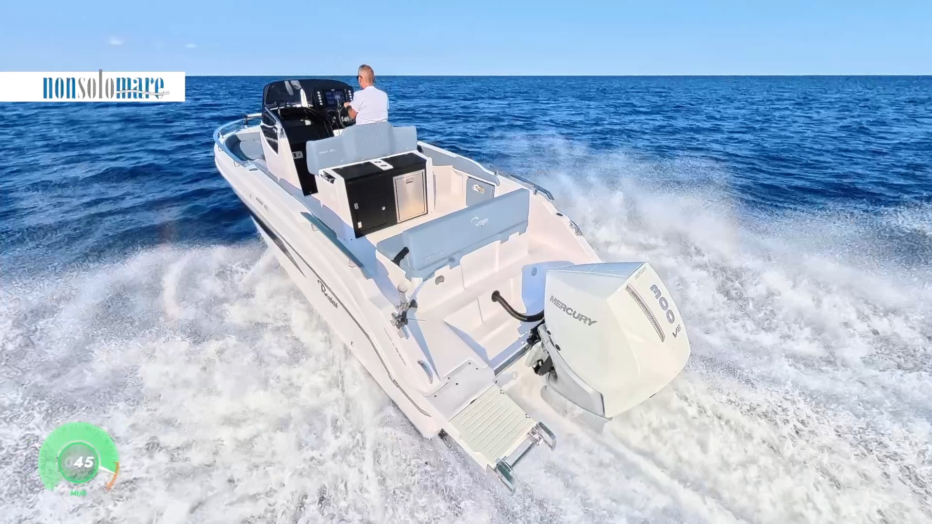 Ranieri International 255 SL prova in mare con Mercury V8 300CV