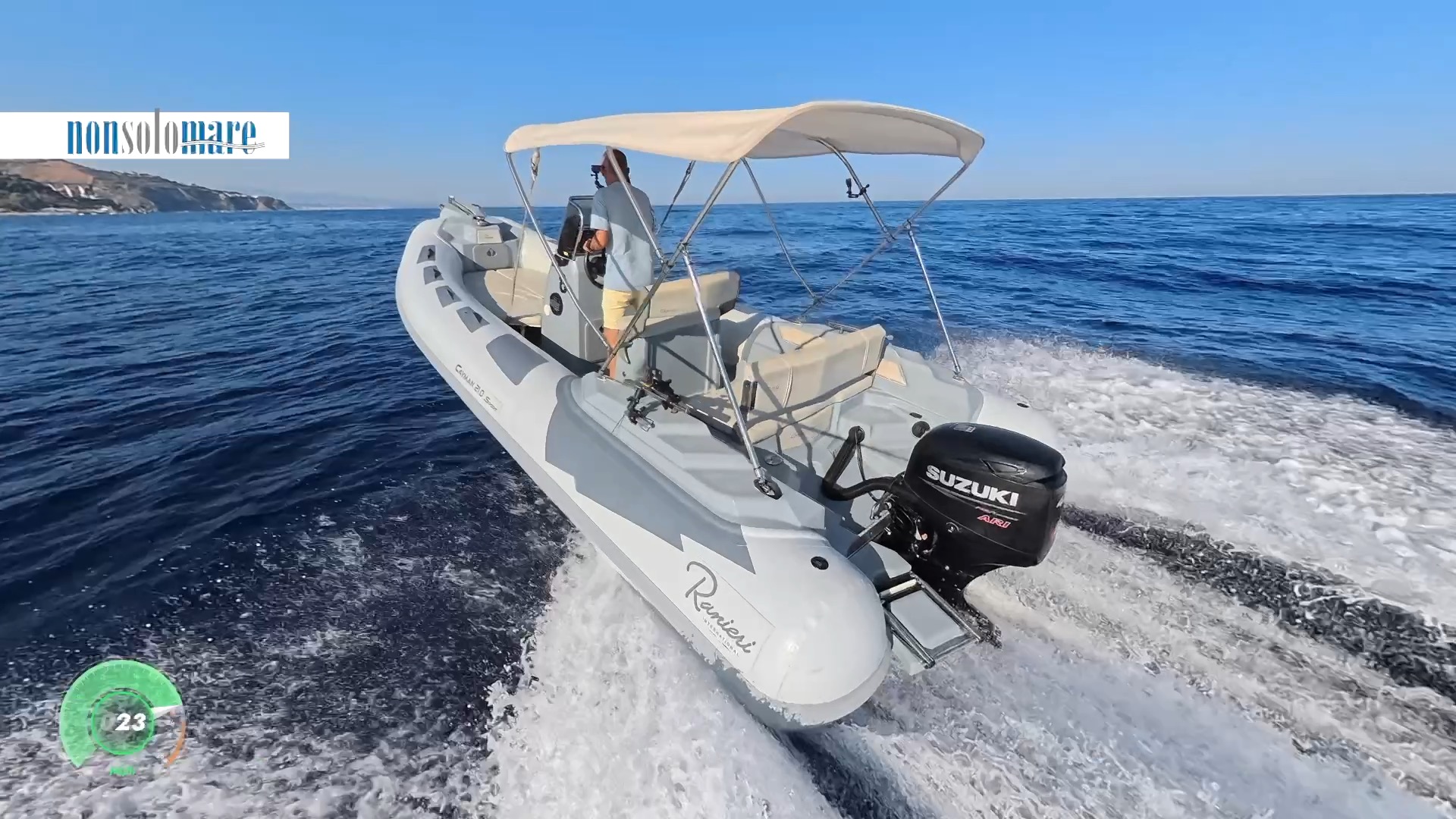 Ranieri International Cayman 21.0 Sport prova in mare con Suzuki 40 ARI