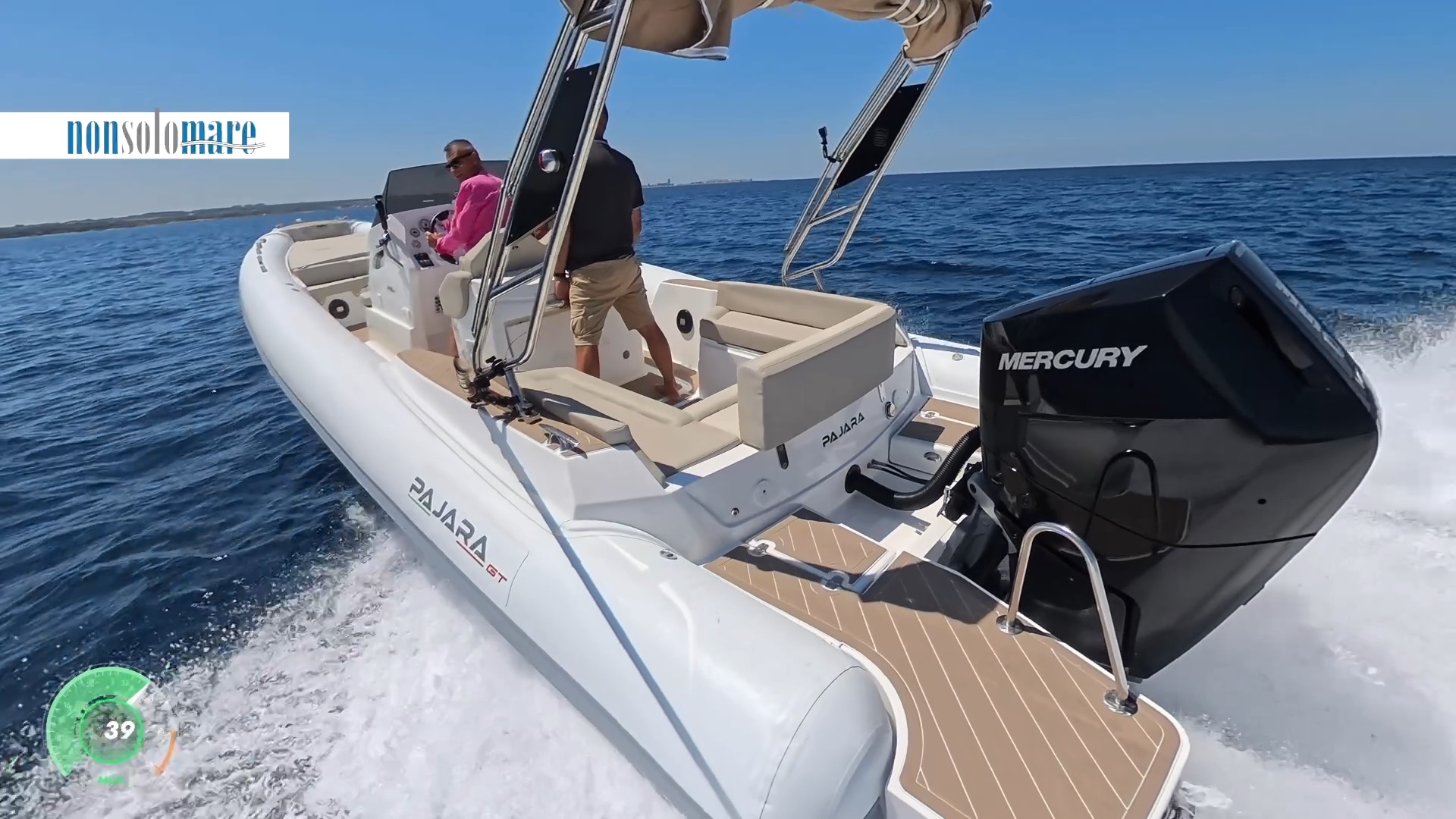 Pajara P28GT prova in mare con Mercury V10 350CV