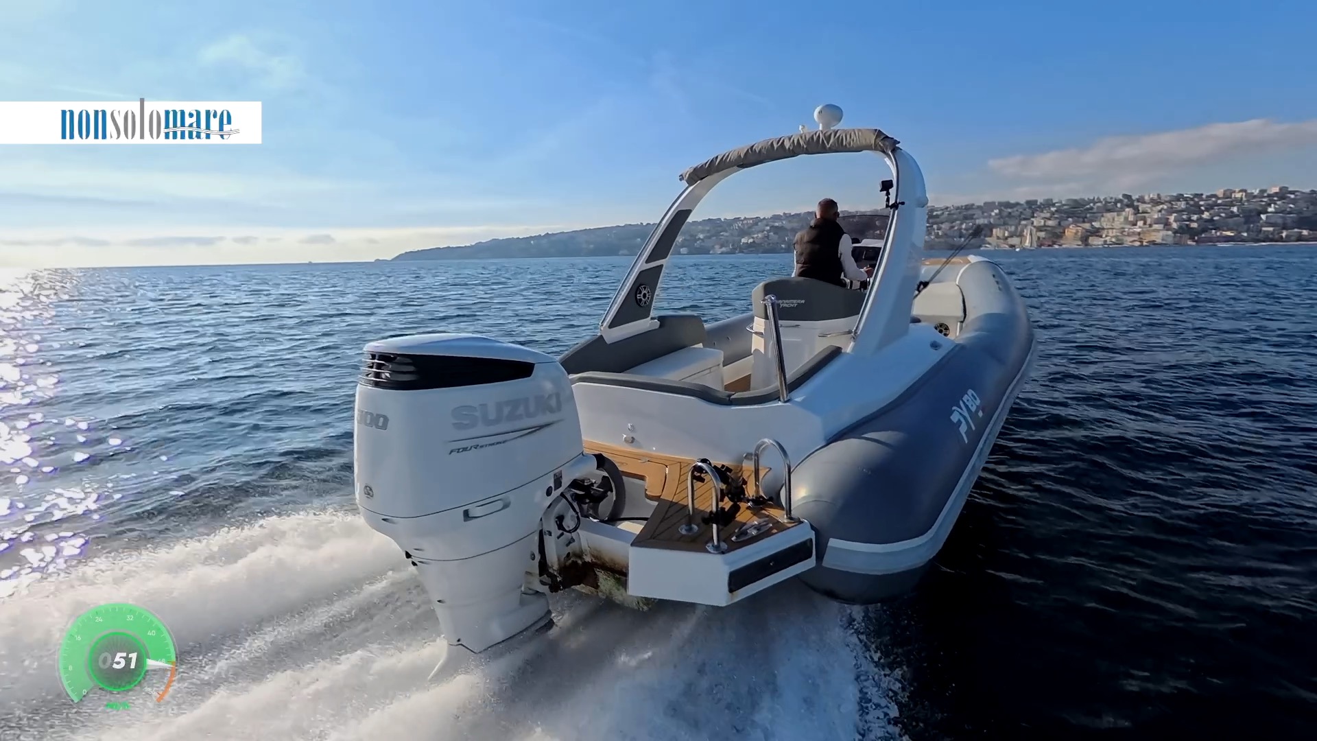 PY 80 prova in mare con Suzuki DF300