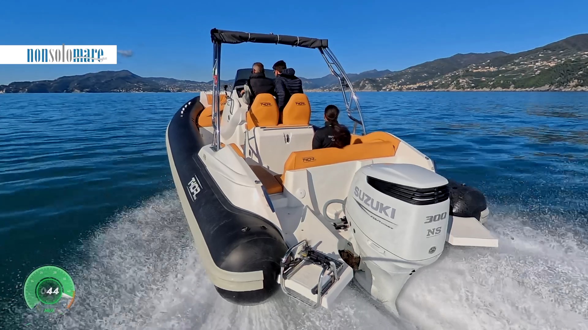 Thor 8.0 by Prua al Vento prova in mare con Suzuki DF300