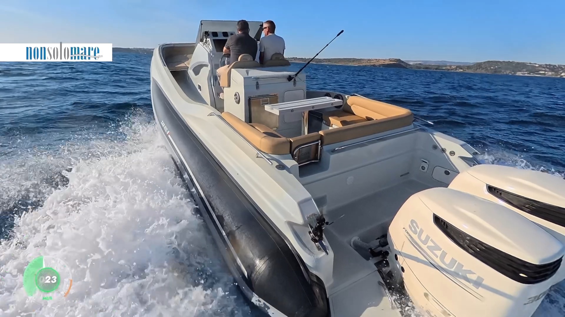 ZAR 95 SL prova in mare con 2 Suzuki DF300 by Nautica Glem